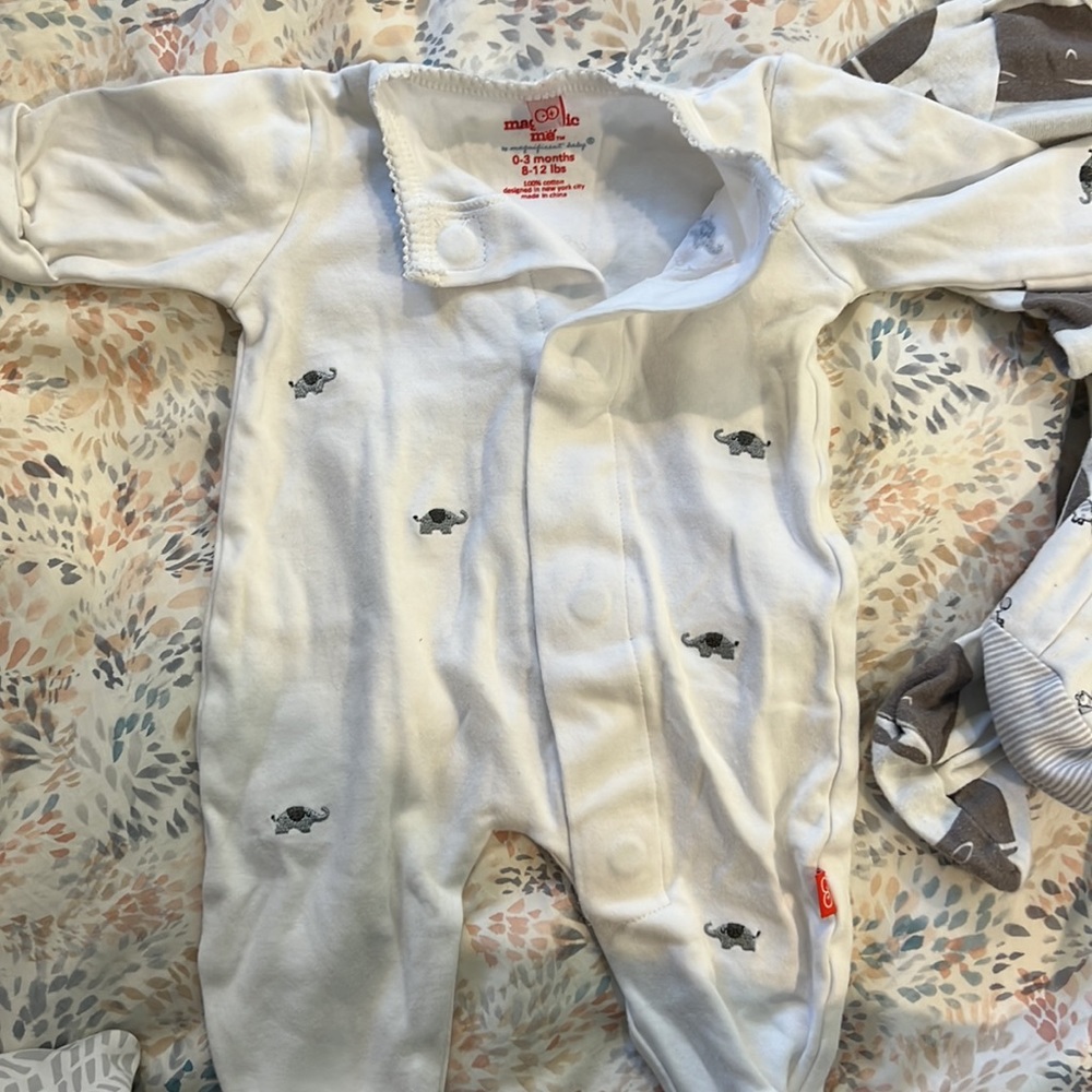 baby boy 0 to 3 month, Footies